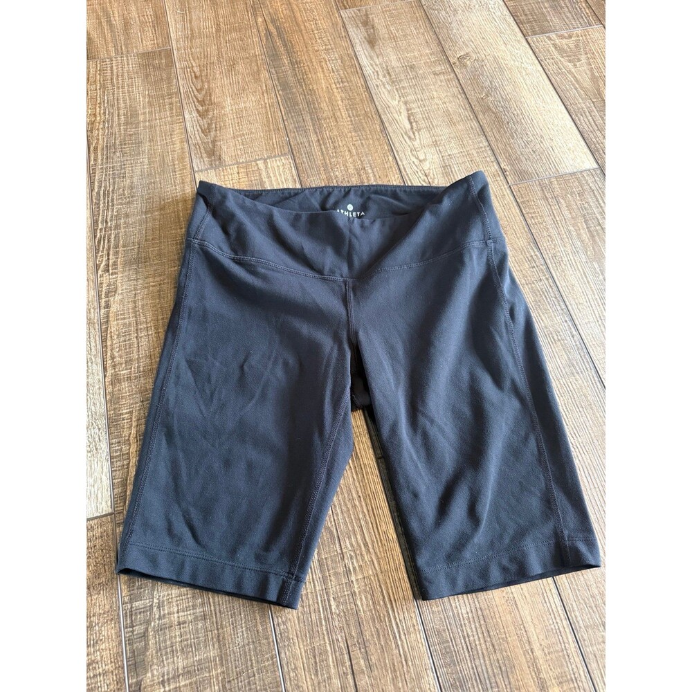 Athleta Mid Rise Biker Shorts Sz. Medium Black